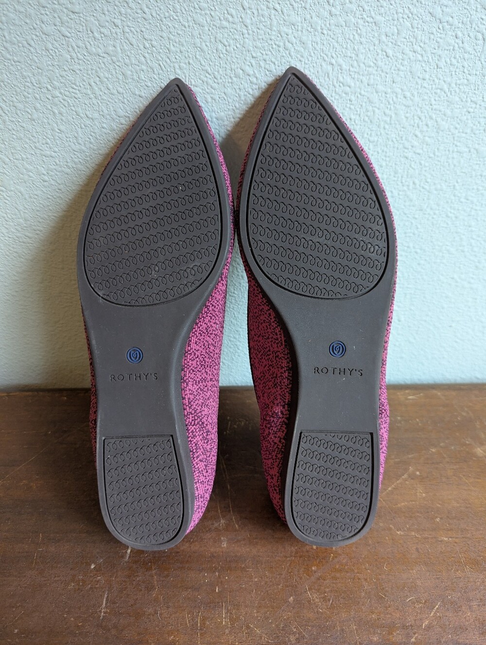 Retired Rothys The Point Fig Python Purple Flats Womens Sz 11.5 Snake Rare - Picture 12 of 12